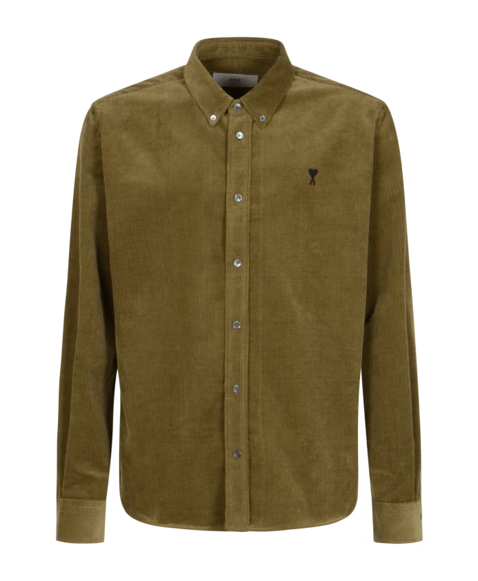 

Коричневая рубашка-рубашка adc Ami Paris, коричневый