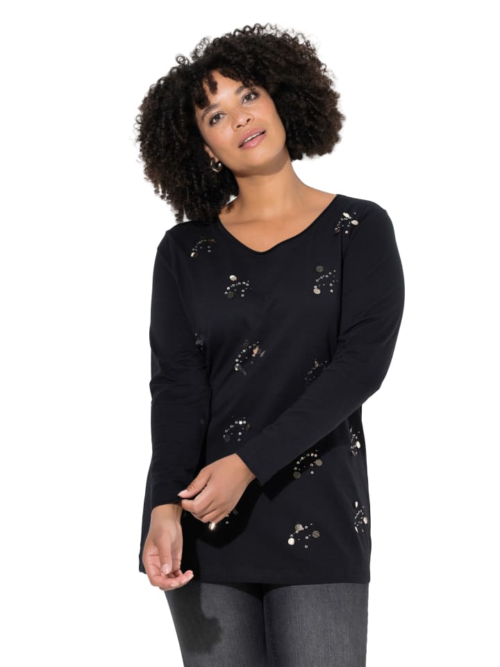 

Angel of Style Футболка с длинными рукавами черного цвета