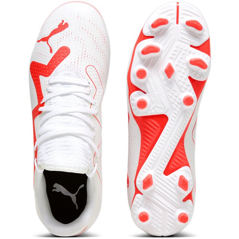 Футбольные бутсы для лужайки Future Play FG/AG JR Puma, белый — фото 2