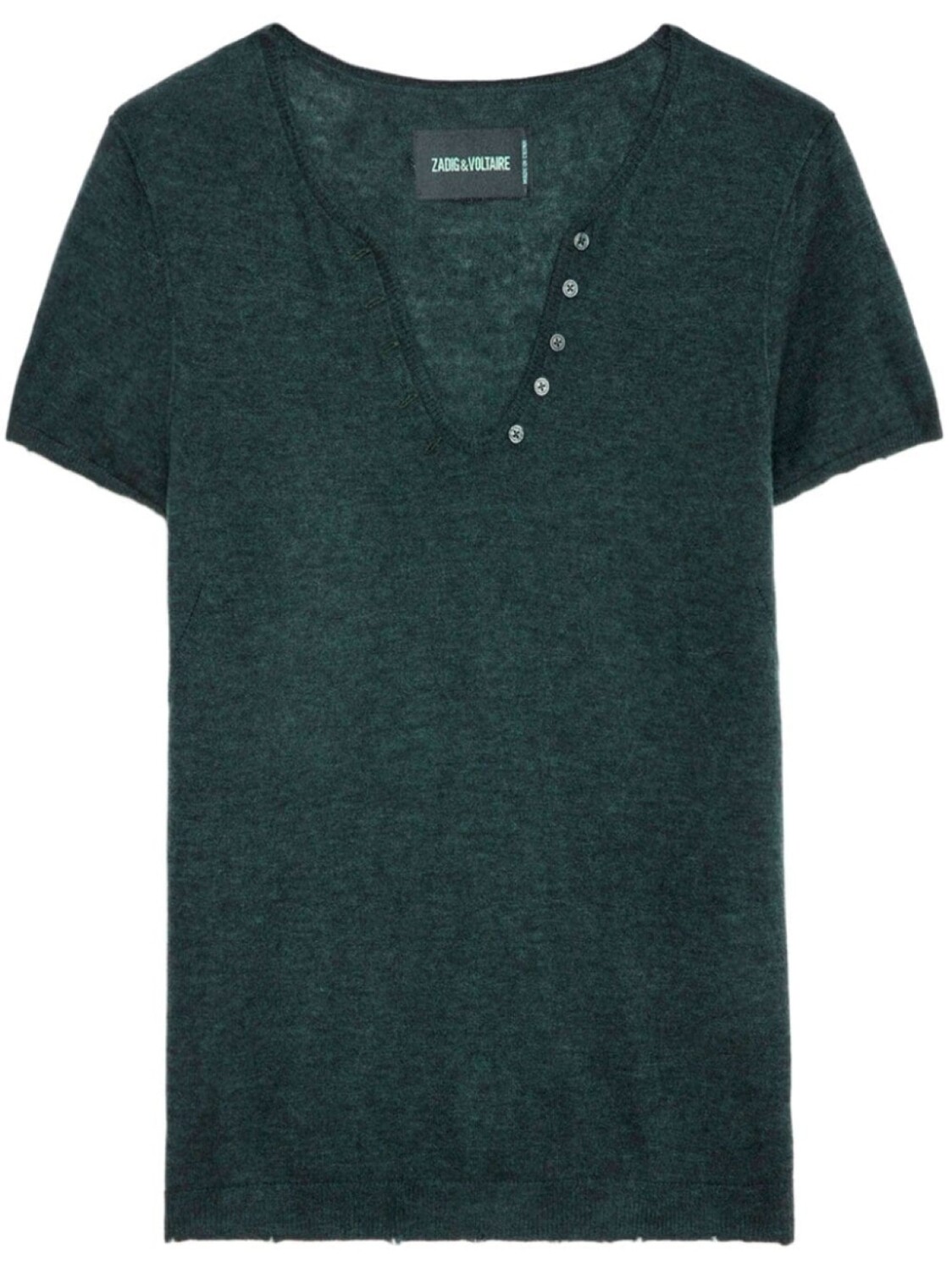 

Zadig&Voltaire кашемировый топ Celsy, зеленый