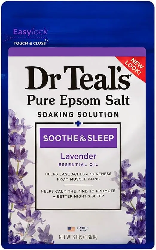 Соль для ванн «Soothe & Sleep» с лавандой от Dr Teal's Dr Teal'S