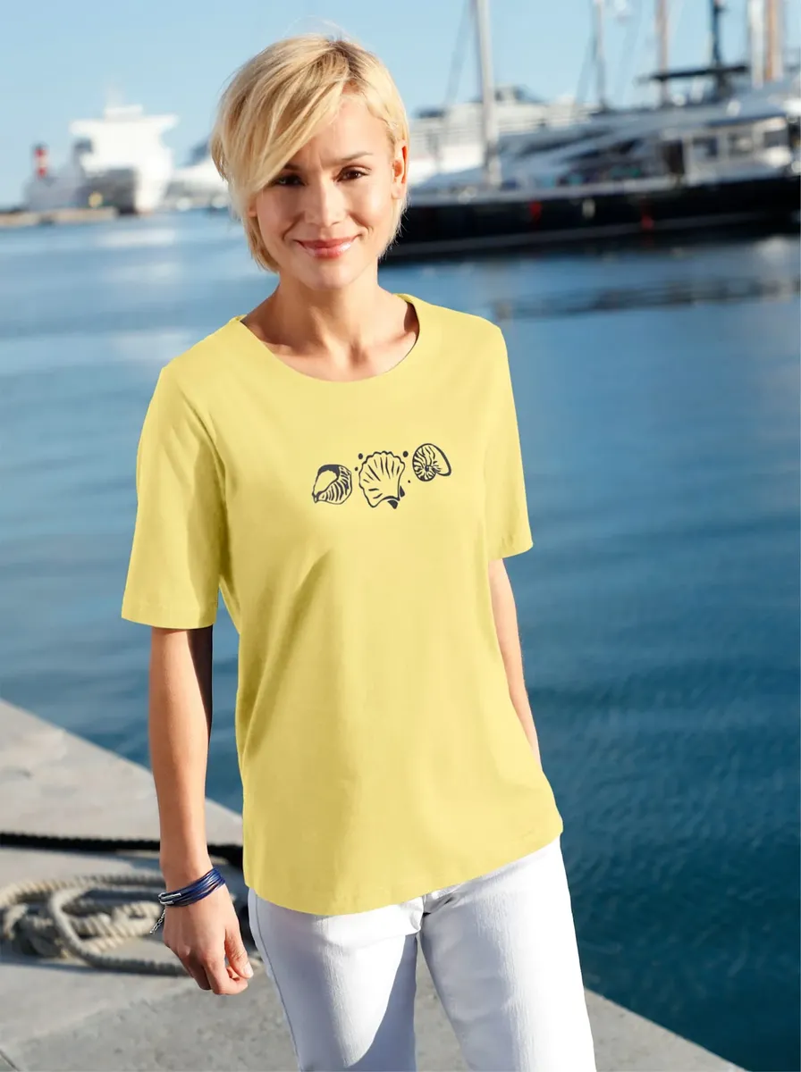 

Рубашка с короткими рукавами в стиле casual Looks "Shirt", цвет Zitrone