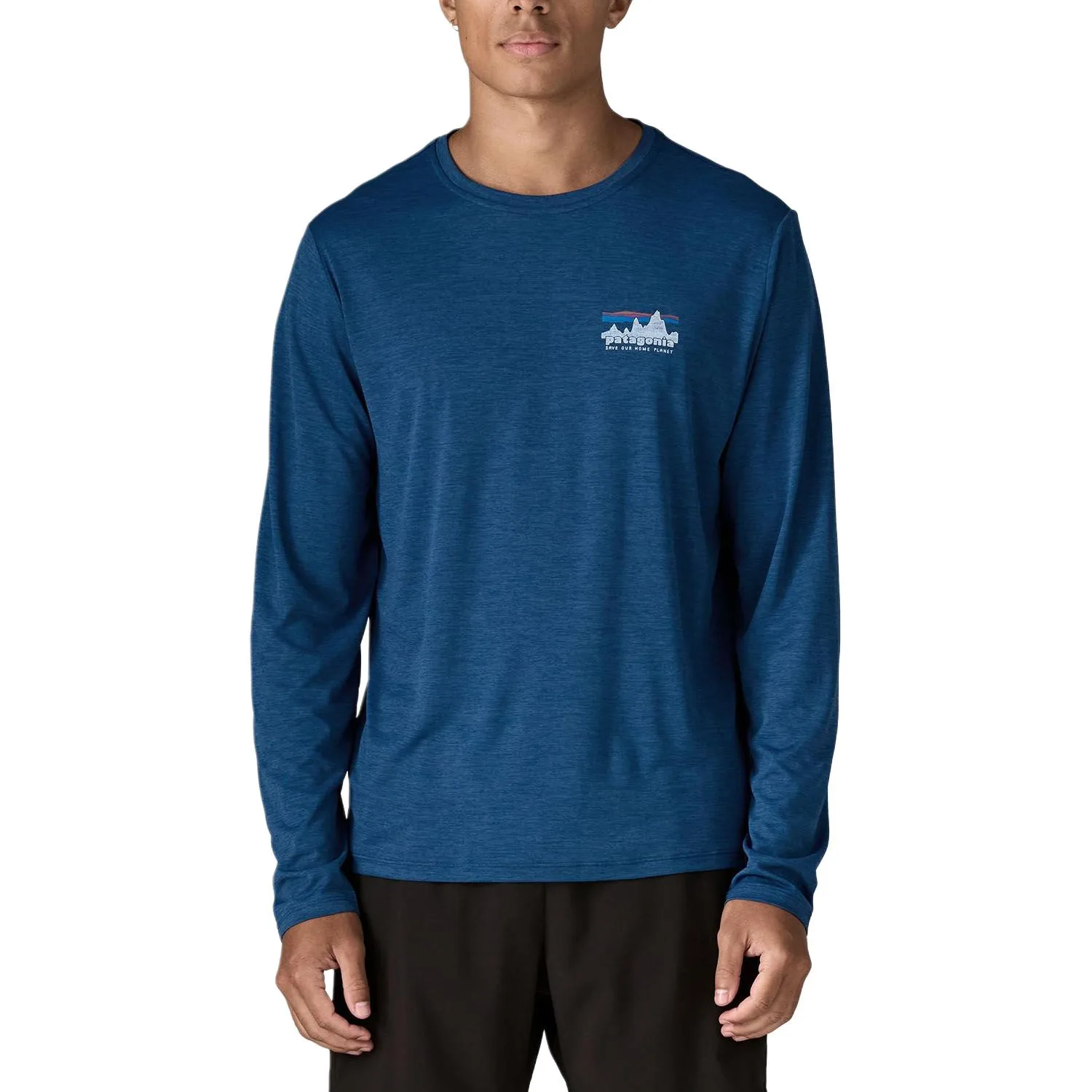 Футболка мужская Capilene Quick Dry Patagonia, Light Clement Blue/CMBX — фото 4