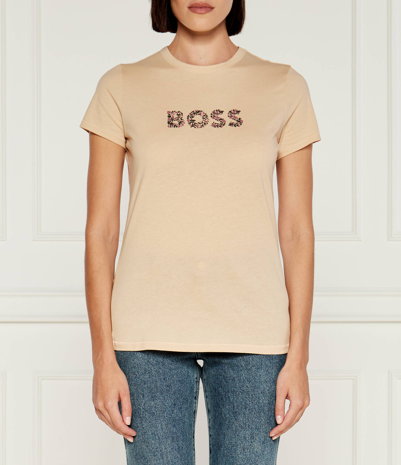

Футболка BOSS ORANGE Regular Fit, цвет pesca