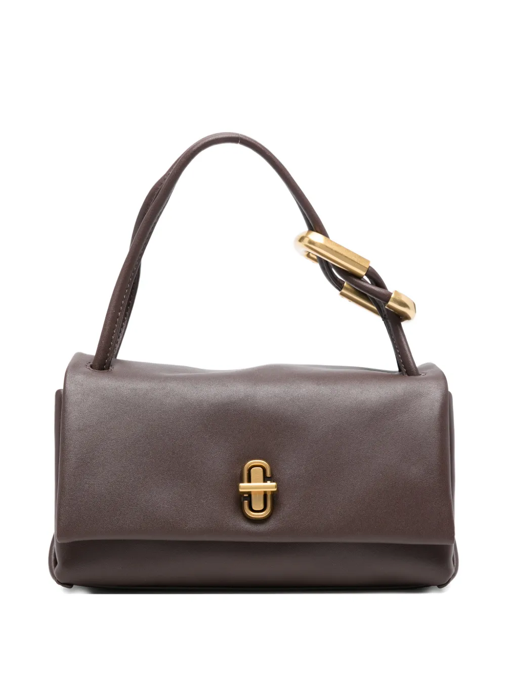 

Мини-сумка с металлической фурнитурой Marc Jacobs, коричневый