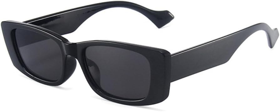 

Ретро-солнцезащитные очки маленького прямоугольного размера для женщин, популярные модные очки конфетных цветов для мужчин, солнцезащитные очки UV400 MTZJH, Black Yellow