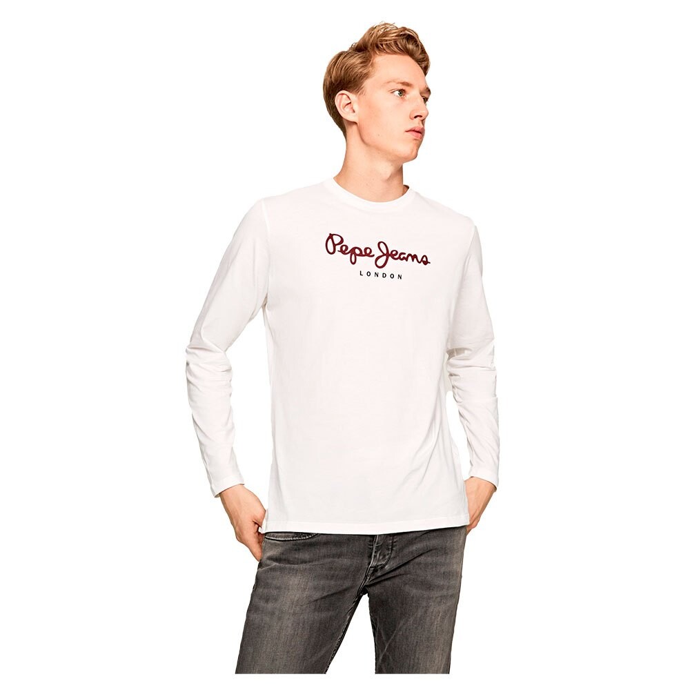 

Футболка с длинным рукавом Pepe Jeans Eggo, белый