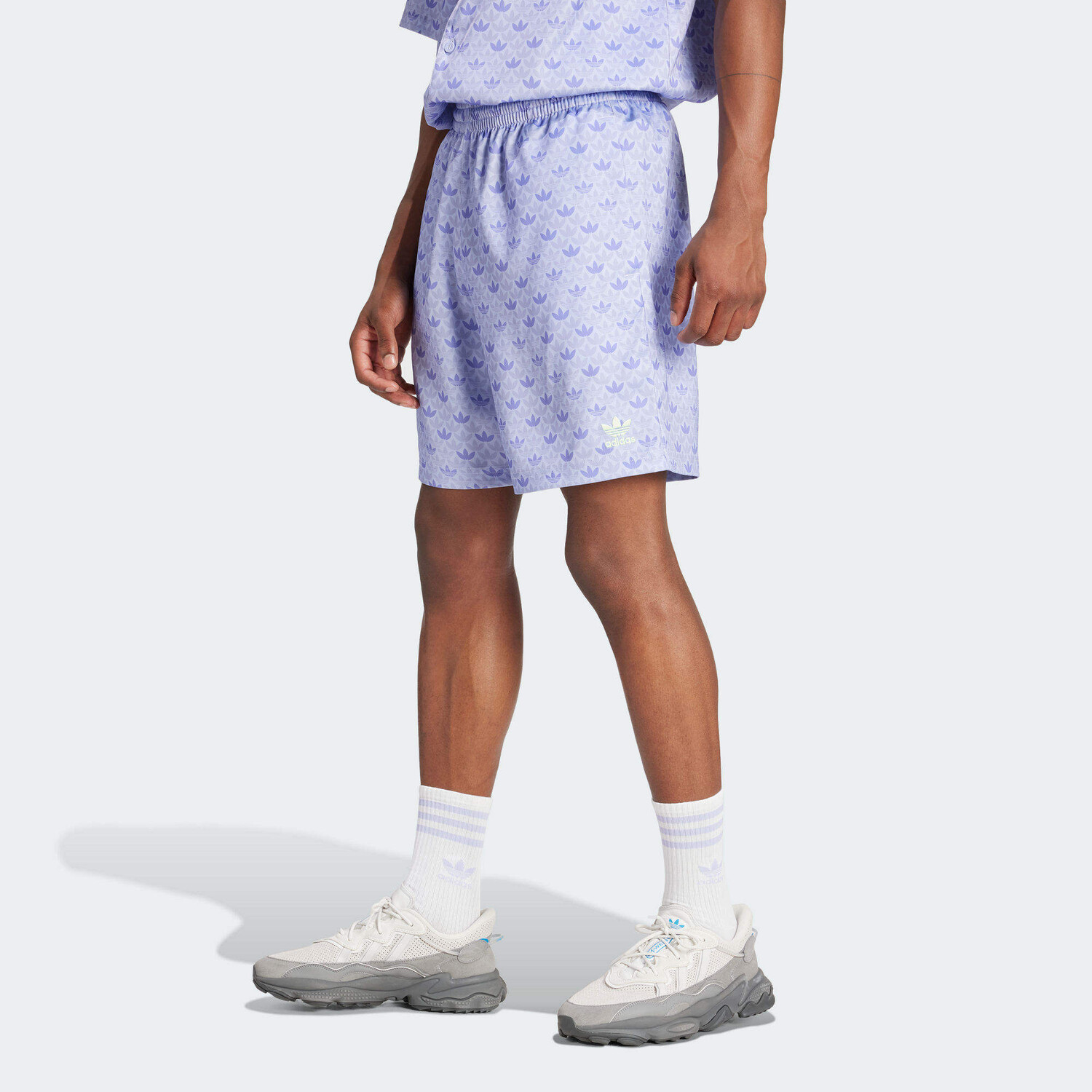 FASHION MONO повседневные шорты мужские фиолетовые Adidas Originals, фиолетовый — фото 2