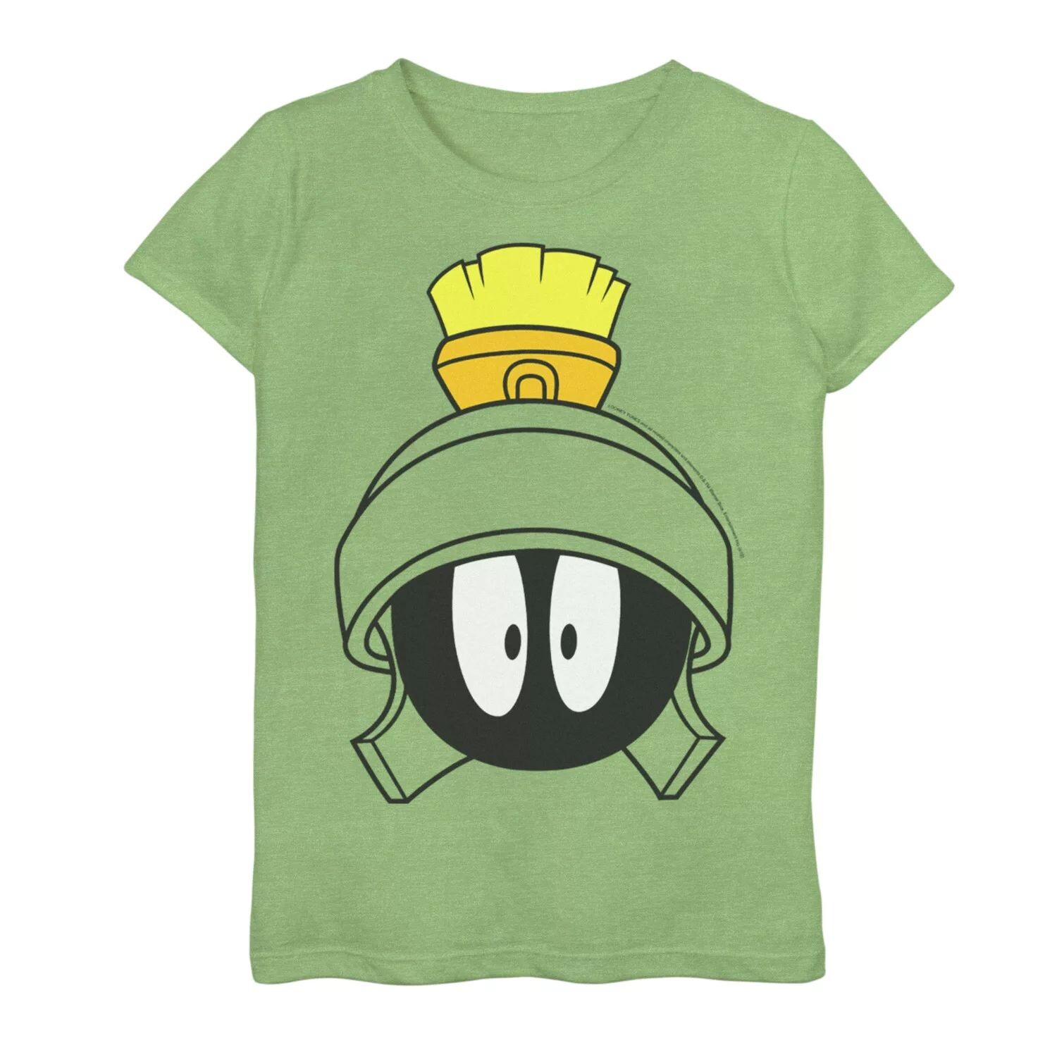 

Футболка с рисунком «Marvin Martian Face Portrait» для девочек 7–16 лет Looney Tunes Licensed Character