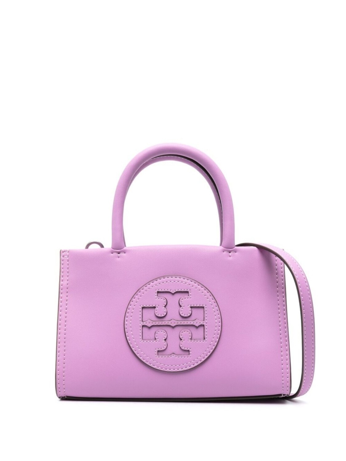 

Tory Burch мини-сумка с нашивкой-логотипом, фиолетовый