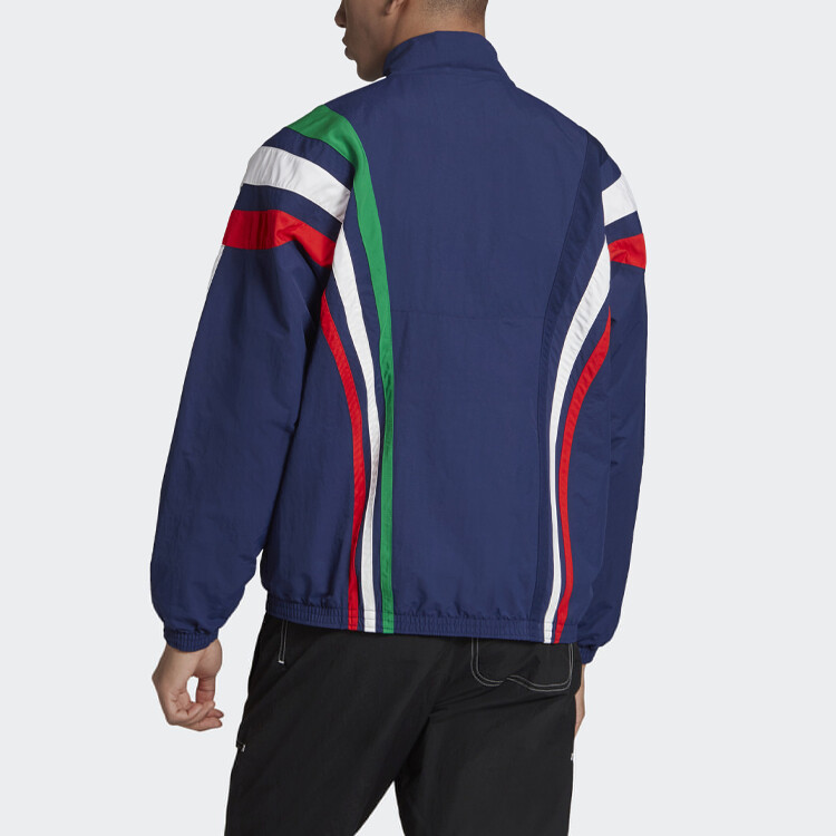 Куртка мужская темно-синяя Adidas Originals, темно-синий — фото 4