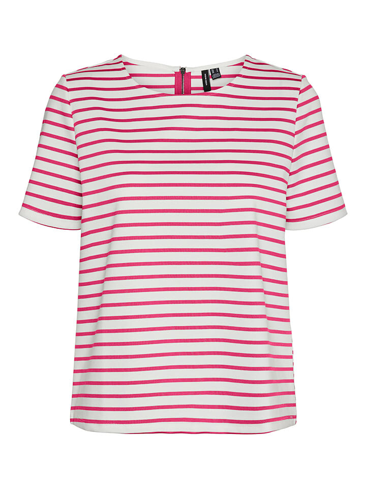 

Футболка Vero Moda, цвет pink/creme