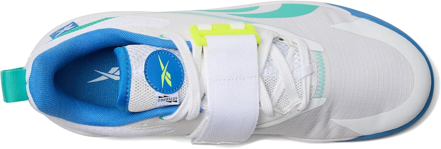 Мужские кроссовки Reebok Lifter Pr III, белый/зеленый — фото 2