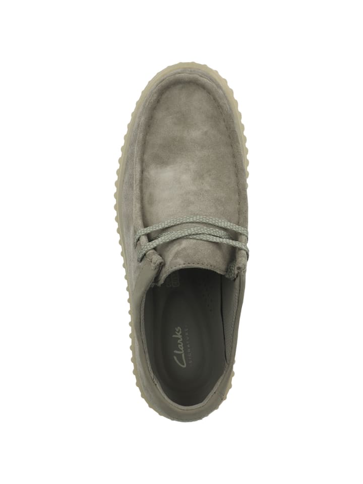 Clarks Низкие кроссовки Torhill Lo светло-голубого цвета — фото 2