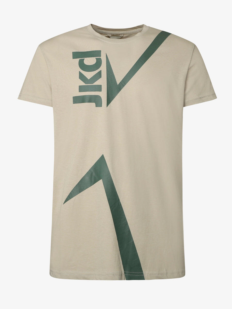 

JAKED Мужская синтетическая футболка для фитнеса цвета лайма