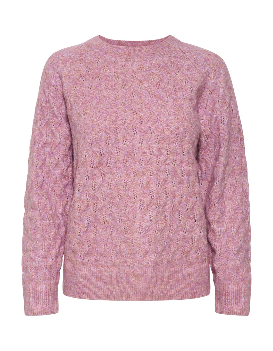 

Тонкий вязаный свитер SAINT TROPEZ Sweater Pella, цвет mottled pink