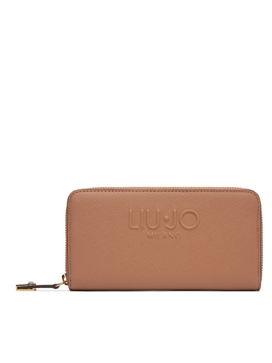 

Большой женский кошелек XL Zip Around AA5155 E0087 Liu Jo, коричневый