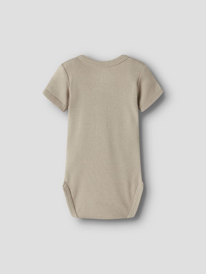 Name it Комплект из 3 боди с короткими рукавами NBNBODY 3P S/S ANIMAL в цвете Jet Stream — фото 4