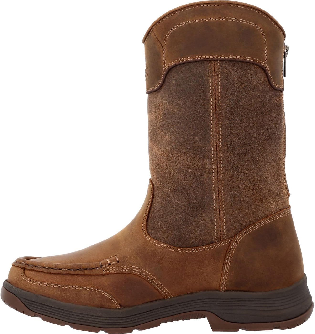 Ботинки Georgia Boot Athens SuperLyte Alloy Toe Waterproof Wellington Pull-On, коричневый — фото 4