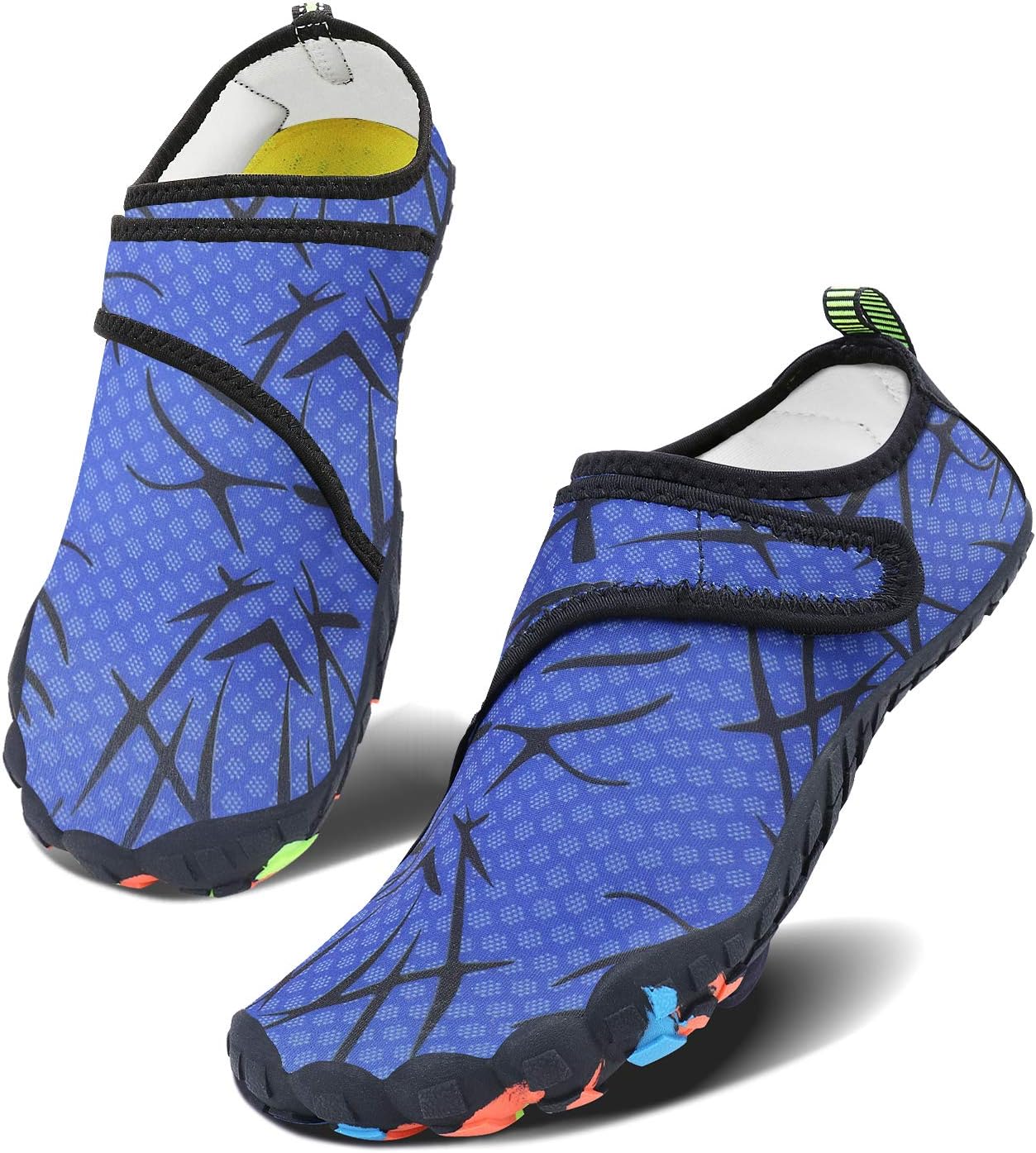 

Мужские и женские водные спортивные кроссовки, слипоны с быстрым высыханием для бассейна, пляжа, серфинга, прогулок и аквапарка JointlyCreating, синий