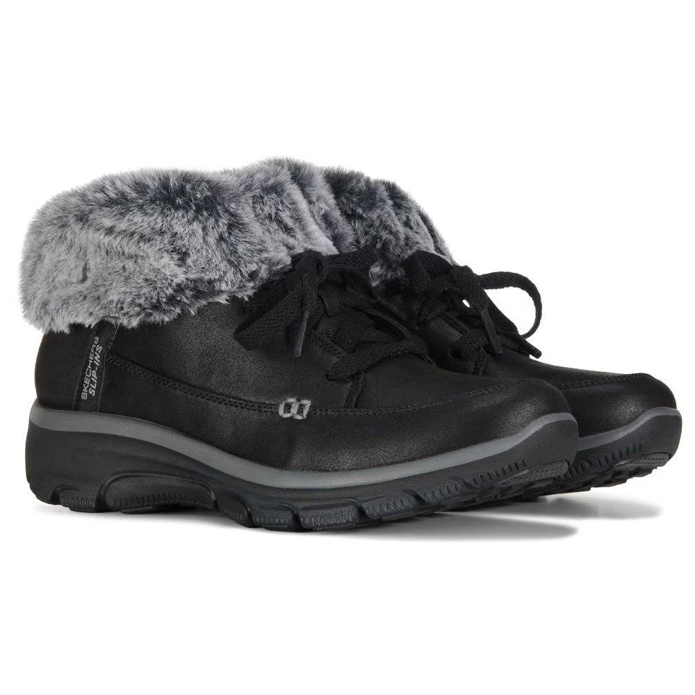 Женские ботинки Skechers для холодной погоды, черный — фото 2