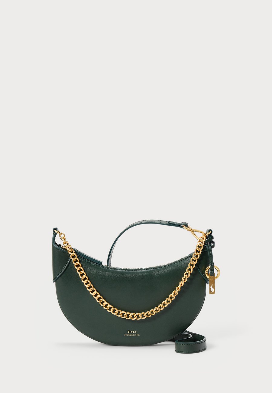 

Сумка Polo Ralph Lauren POLO ID LEATHER MINI CHAIN BAG, Bottle Green/Dark Green
