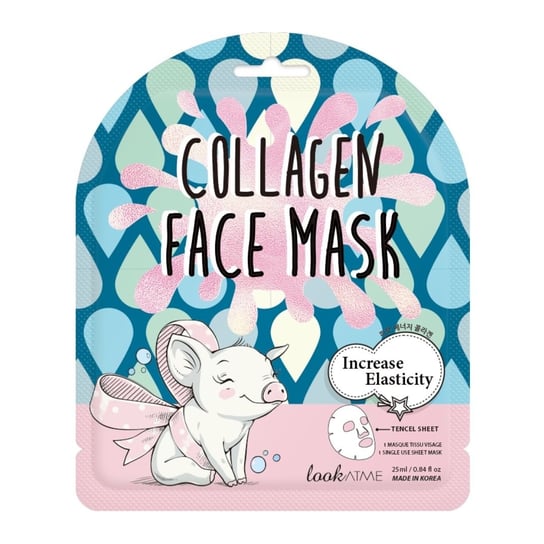 

Эластичная тканевая маска Look At Me Collagen Face Mask —