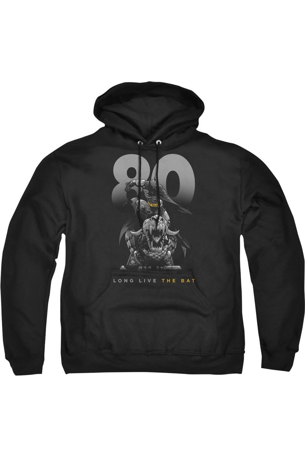 

Толстовка с капюшоном Batman Big 80 для взрослых Gildan, черный
