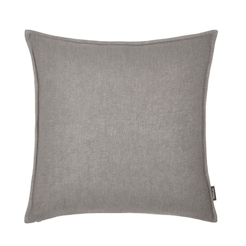 

Чехол на подушку Белфаст, лен, серый, размер: 27 х 43 см, наполнитель: без Proflax