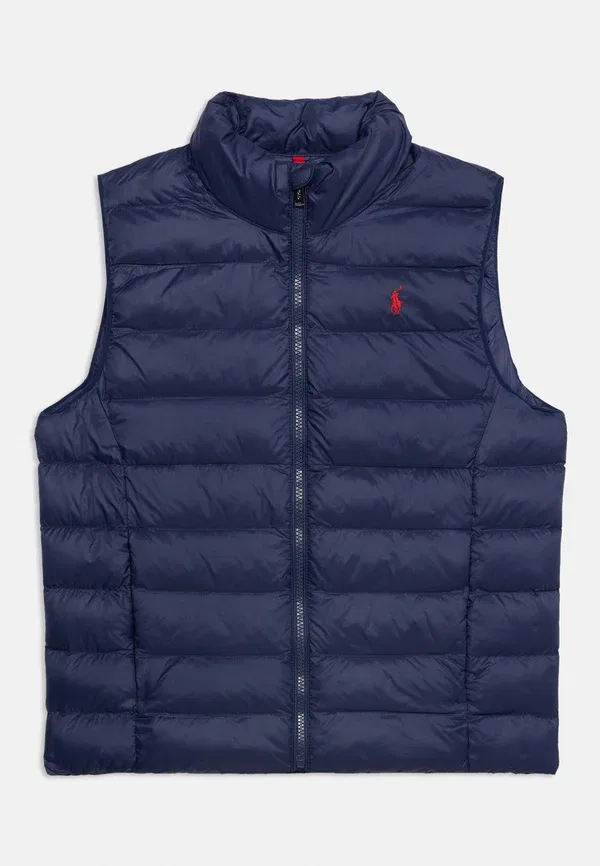 Жилет стеганый тканый Polo Ralph Lauren, цвет ньюпорт-нави — фото 3