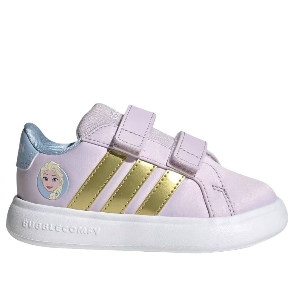 (TD) Adidas x Disney Frozen Grand Court 3.0 'Ice Lavender Gold Metallic' — фото 2