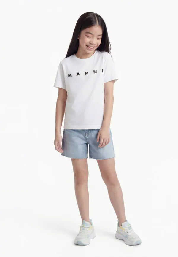 Футболка унисекс с принтом Marni, White
