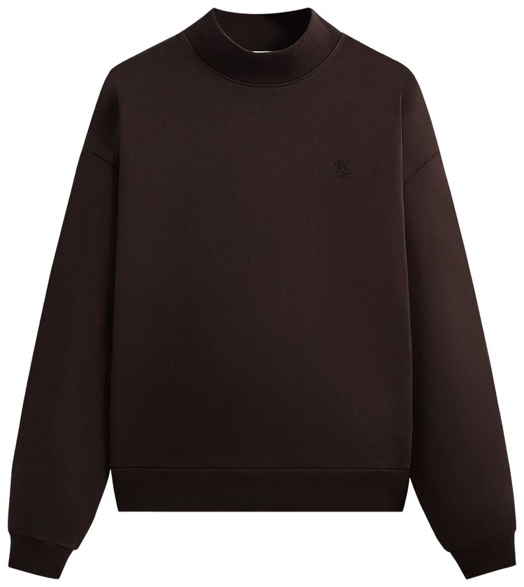 

Толстовка с высоким воротником из окрашенного флиса Kith Garment, черный