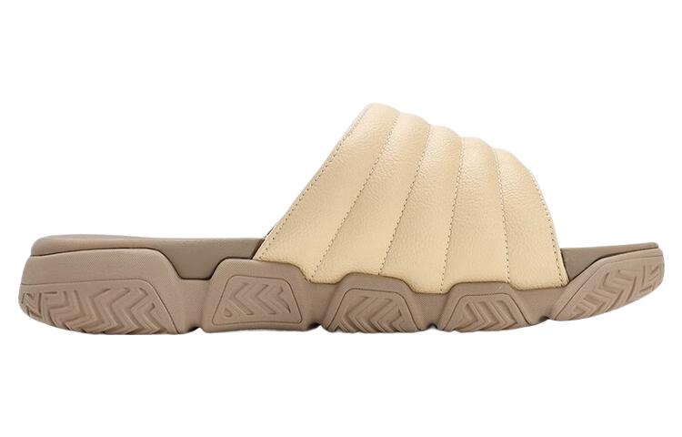 Тапочки FILA FUSION Lifestyle Comfort Slides 'Beige Brown' T12M321507FGG, бежевый — фото 3