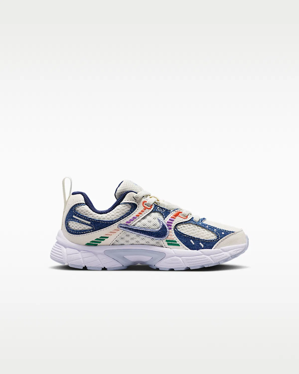 Детские кроссовки Nike V5 RNR, Soft Pearl/Blue Denim/Malachite/Midnight Navy — фото 3