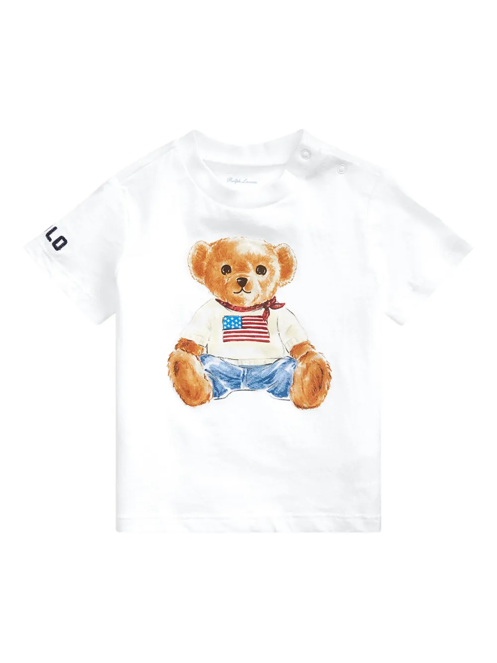 

Футболка с принтом Polo Bear POLO RALPH LAUREN KIDS, белый