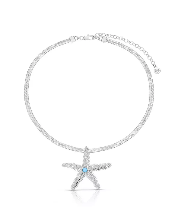 

Ожерелье с подвеской в виде морской звезды в бухте русалки Ettika, turquoise