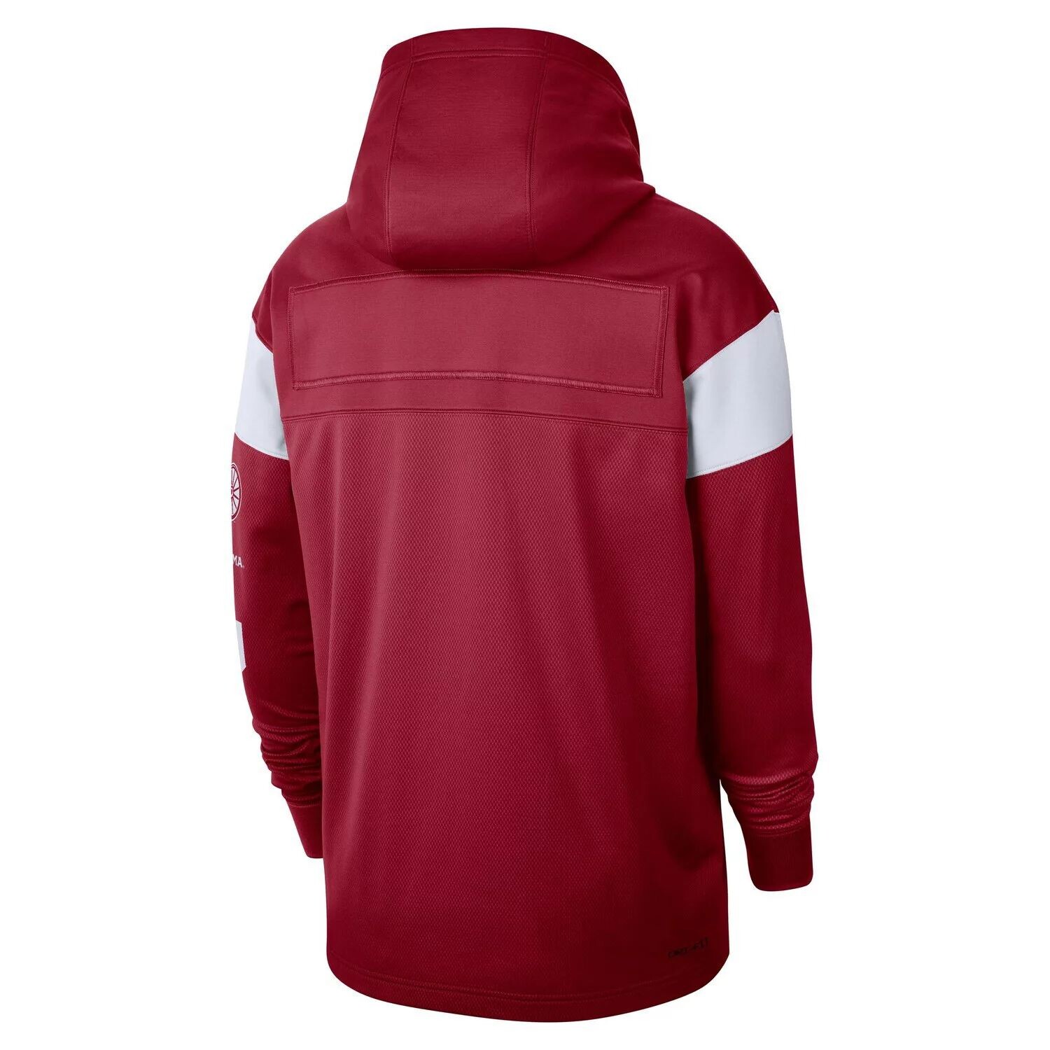 Мужской пуловер с капюшоном из джерси Оклахома Сунерс малинового цвета Nike — фото 3