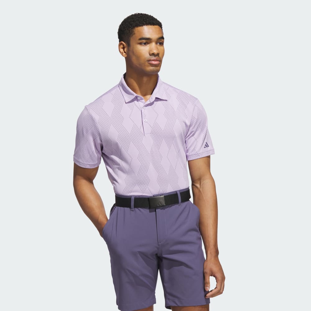 

Спортивная футболка Adidas Ultimate365 Micro Texture Polo Shirt, цвет Powder Plum
