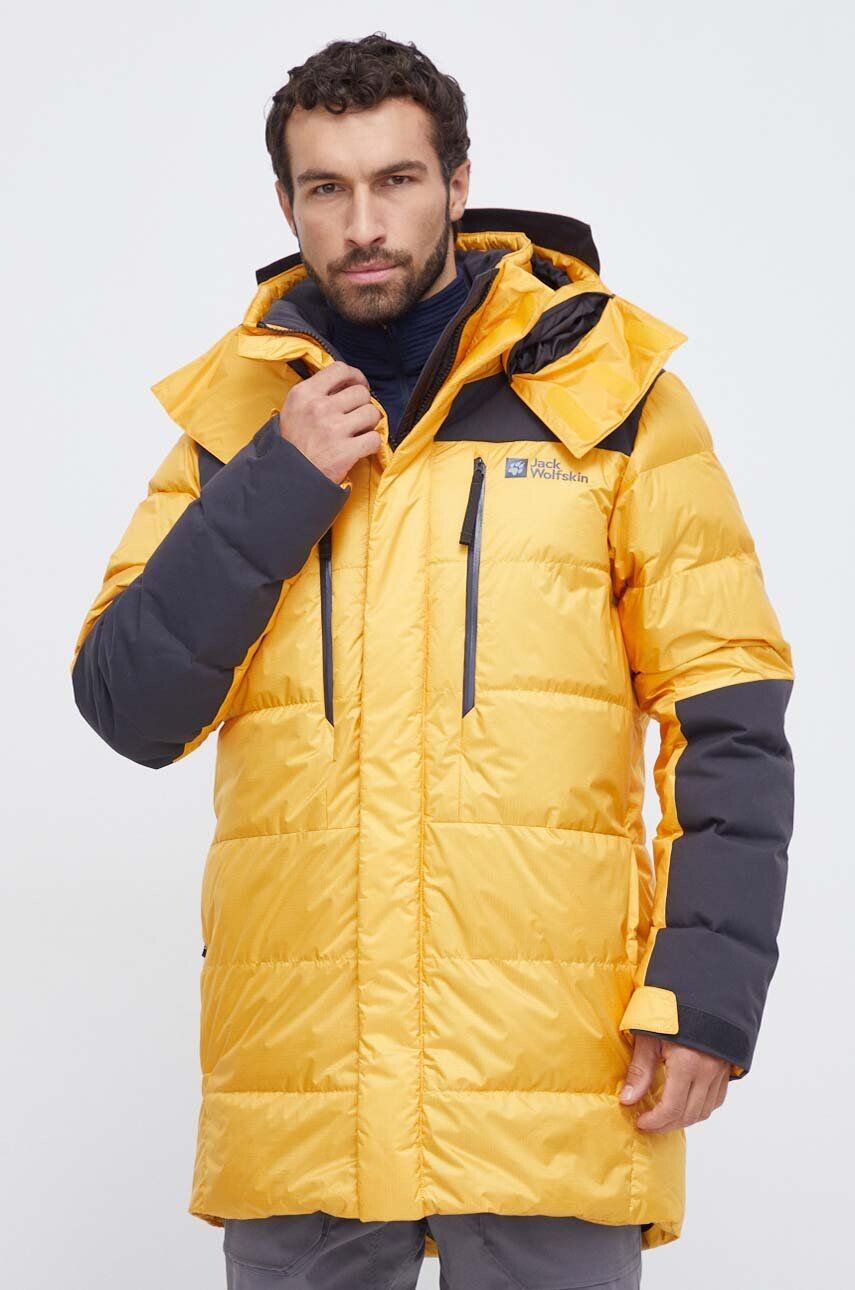 

Пуховик 1995-го года Series Cook Jack Wolfskin, желтый