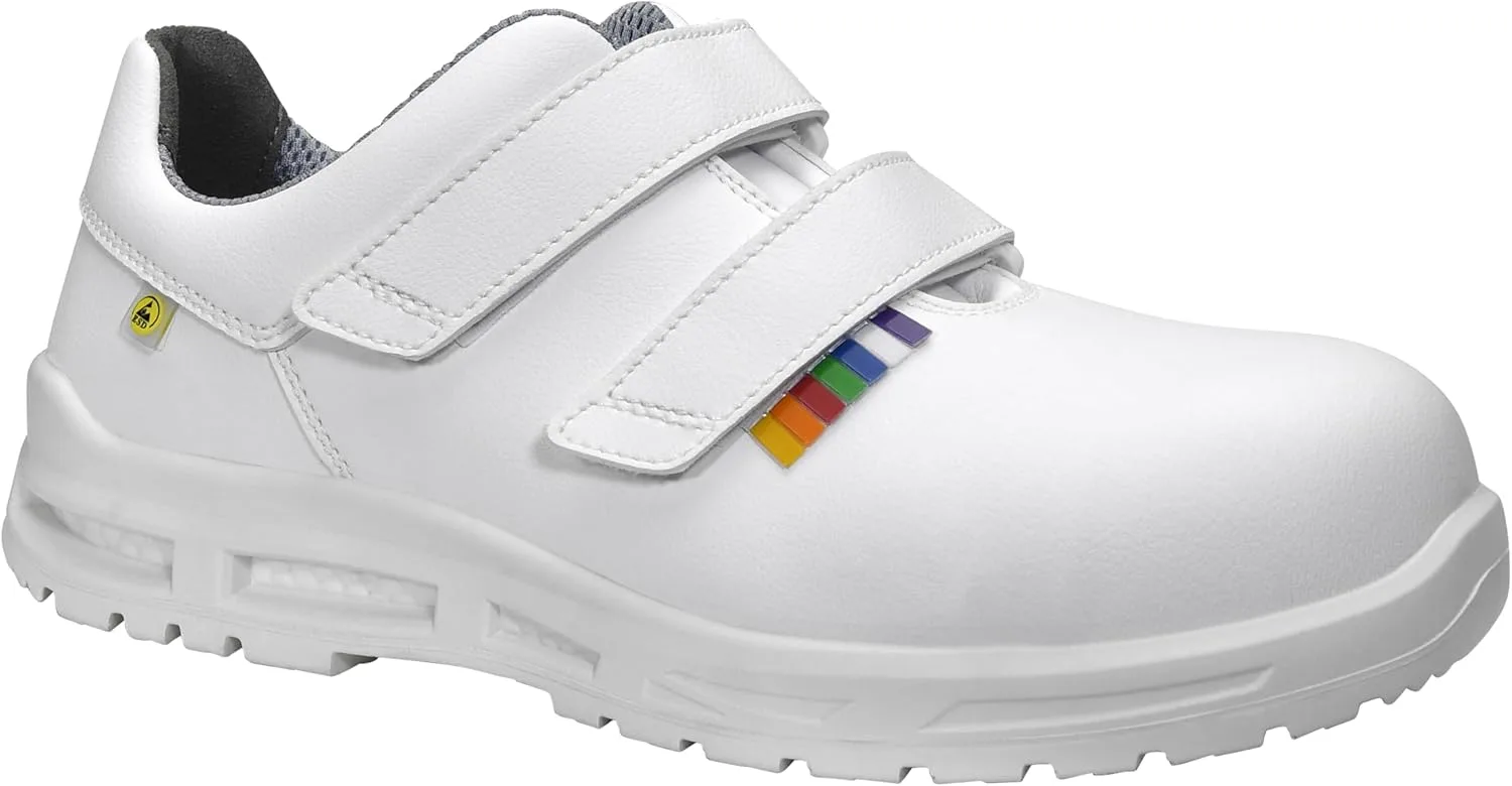 Защитные ботинки ELTEN Brayden XXTM White Strap Low ESD S3S, женские и мужские, текстильные, с композитным защитным носком (легче стального), легкие, классические, белый