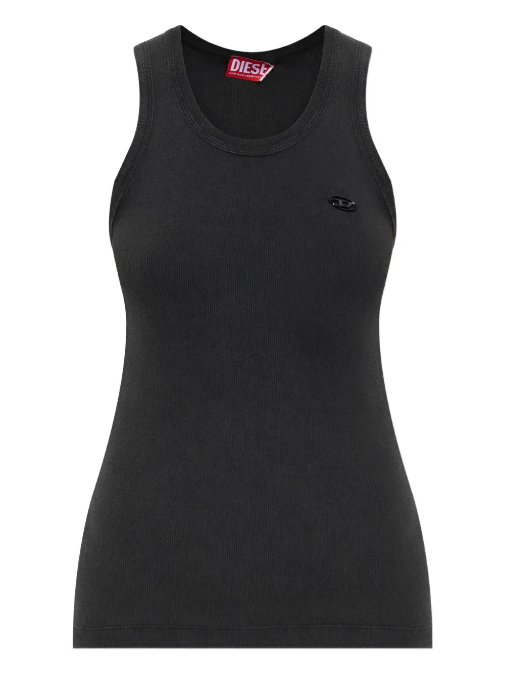 

Ребристая майка с логотипом T-Anky DIESEL, черный