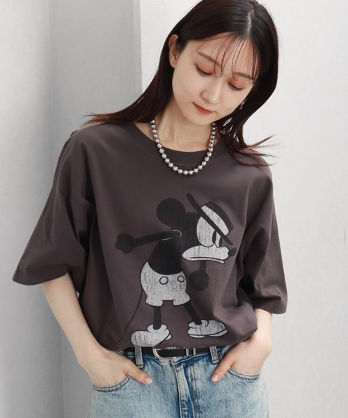 

Футболка с коротким рукавом, винтажная, с принтом Disney, черная