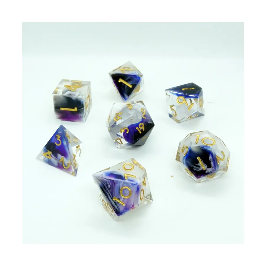 

Поли-набор фиолетовой акварели (7), Sharp Resin Dice