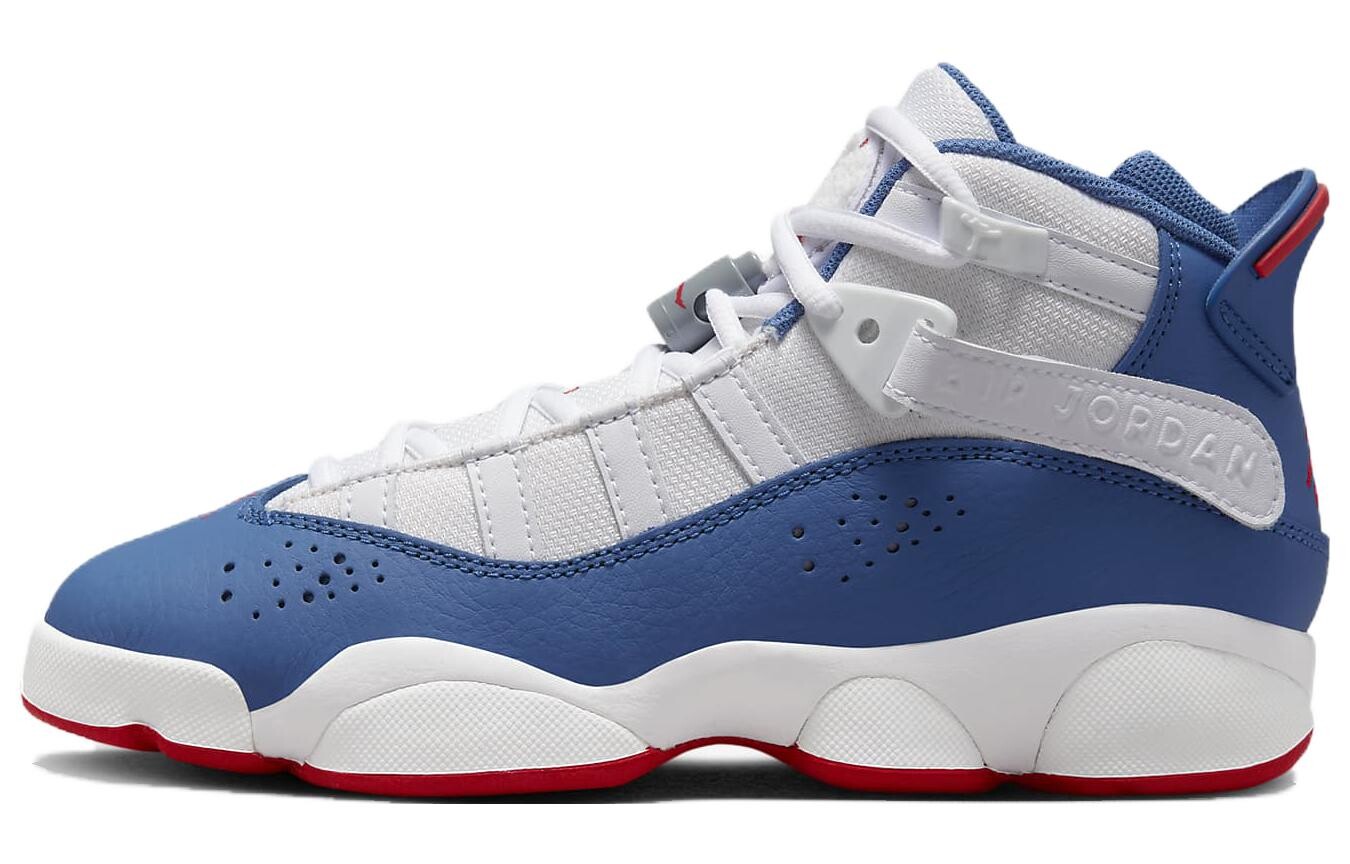 

Air Jordan 6 Rings 'White True Blue' GS