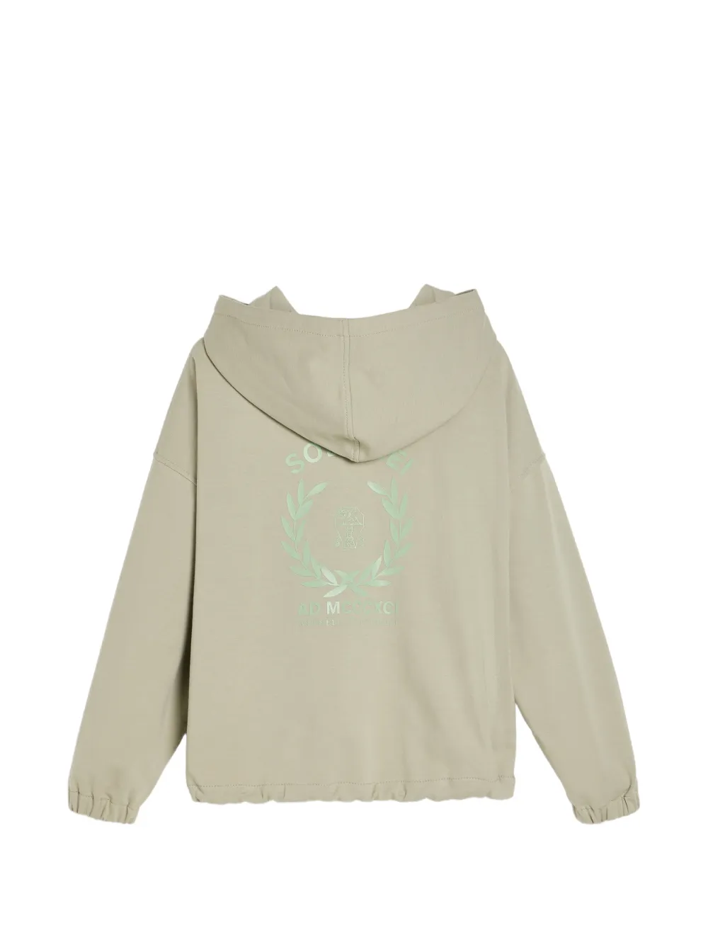 Толстовка на молнии Brunello Cucinelli Kids, зеленый — фото 2
