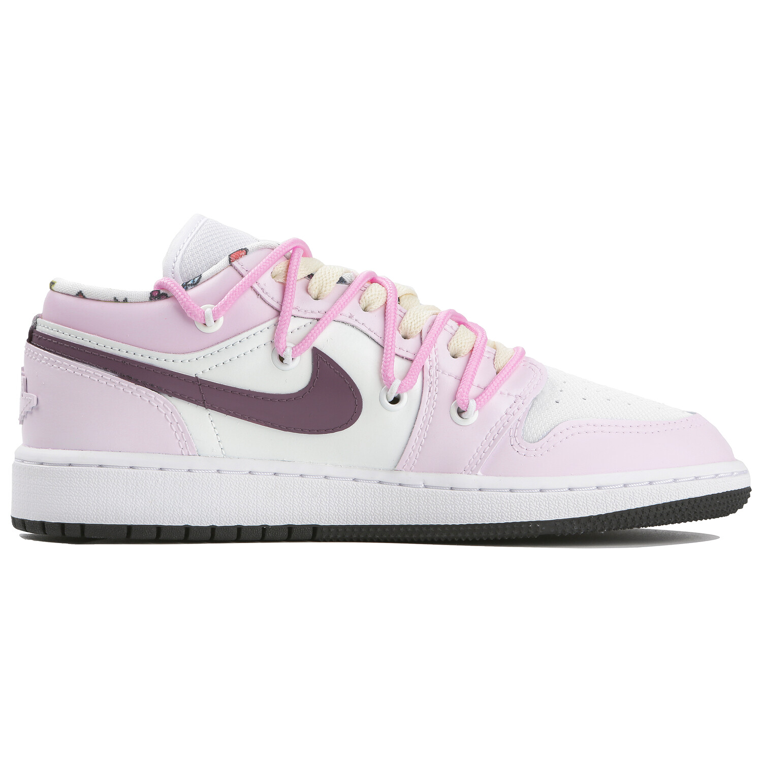 

Баскетбольные кроссовки Air 1 Vintage женские с низким верхом фиолетовый/розовый Jordan