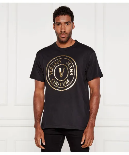 

Футболка Regular fit Versace Jeans Couture, черный