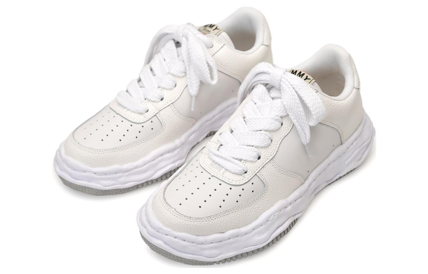 Кроссовки Maison MIHARA YASUHIRO Wayne Low-top Sneakers, черный/белый — фото 2