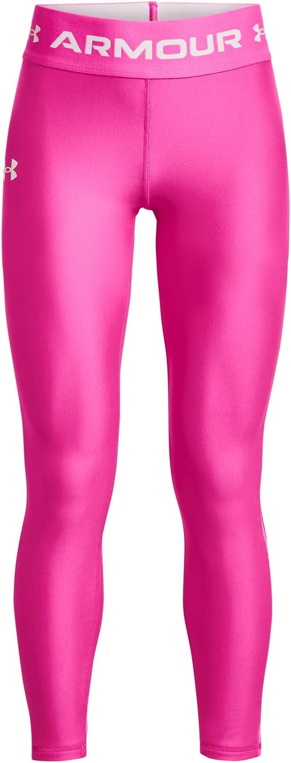 

Брюки Under Armour Kids Armour Leggings, цвет Rebel Pink/White